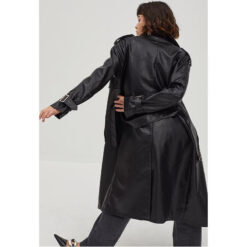 back crocodile leather jacket