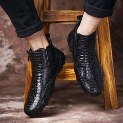 crocodile design shoes