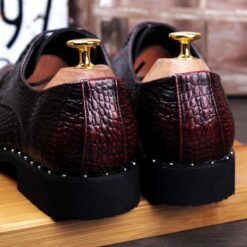 crocodile effect shoes