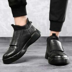 crocodile skin booties for men